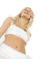 Medical Navel Piercing  fr 450 kr