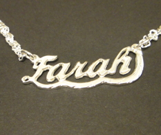 Namn i guld 18k / silver