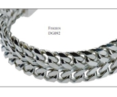 Fiskben halsband / armband i 18k vitguld